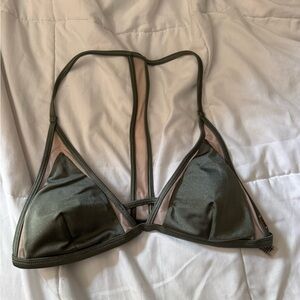 PINK Victoria's Secret Dark Green Bralette